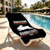 South Sydney Rabbitohs Print Beach Towel Design, Soft, Lightweight. for Home Bathroom, Spa, Pool, Yoga, Surfing, Camping, Gift for Family, Friend