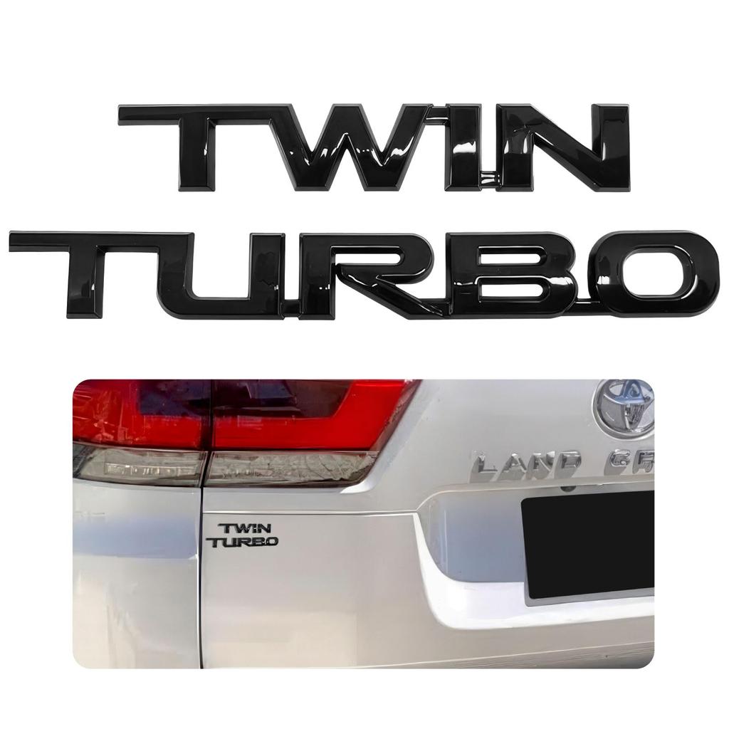 Meliore External Land Cruiser Rank 300 Series TWIN TURBO Emblem Custom Accessory Parts Mirror Black Black