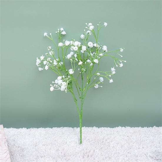 Пластиковые искусственные цветы Изысканные модные белые искусственные цветы Букеты из искусственных цветов