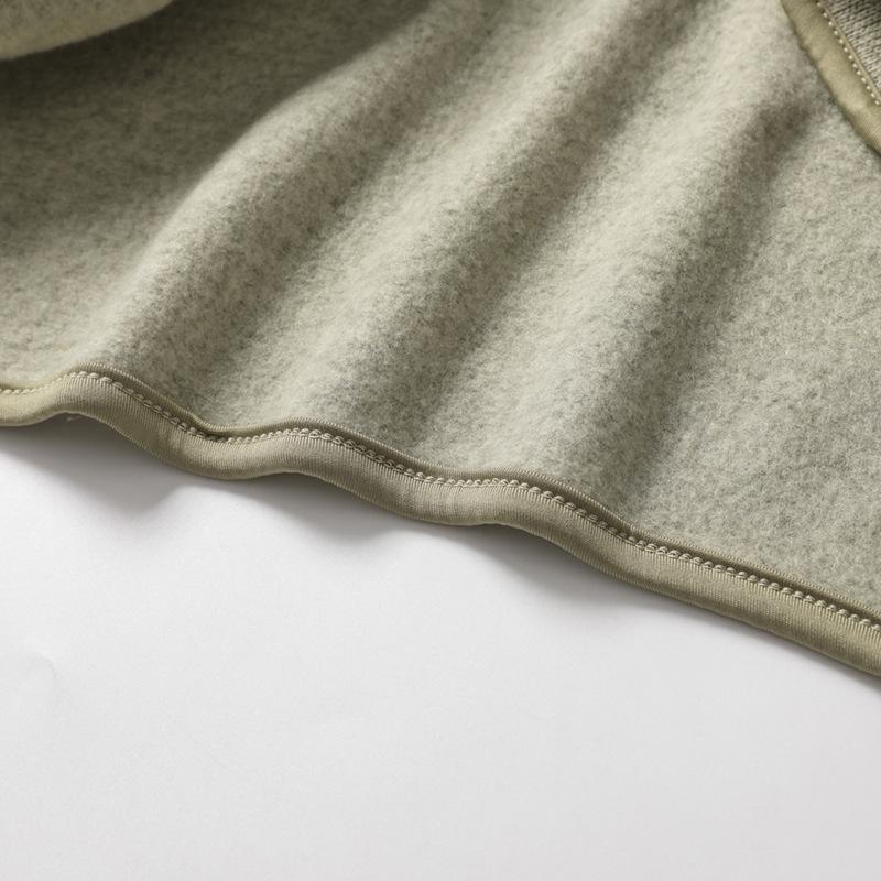 Флисовая куртка, воротник-стойка, пуловер на молнии до середины, флисовая толстовка с длинными рукавами, мужской осенне-зимний толстый теплый верх, куртка для походов на открытом воздухе