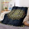 3D Mandala Yoga Flower Bohemia Meditation Nature Soft Flannel Blanket for Bed Bedroom Sofa Picnic,Throw Blanket Outdoors Leisure