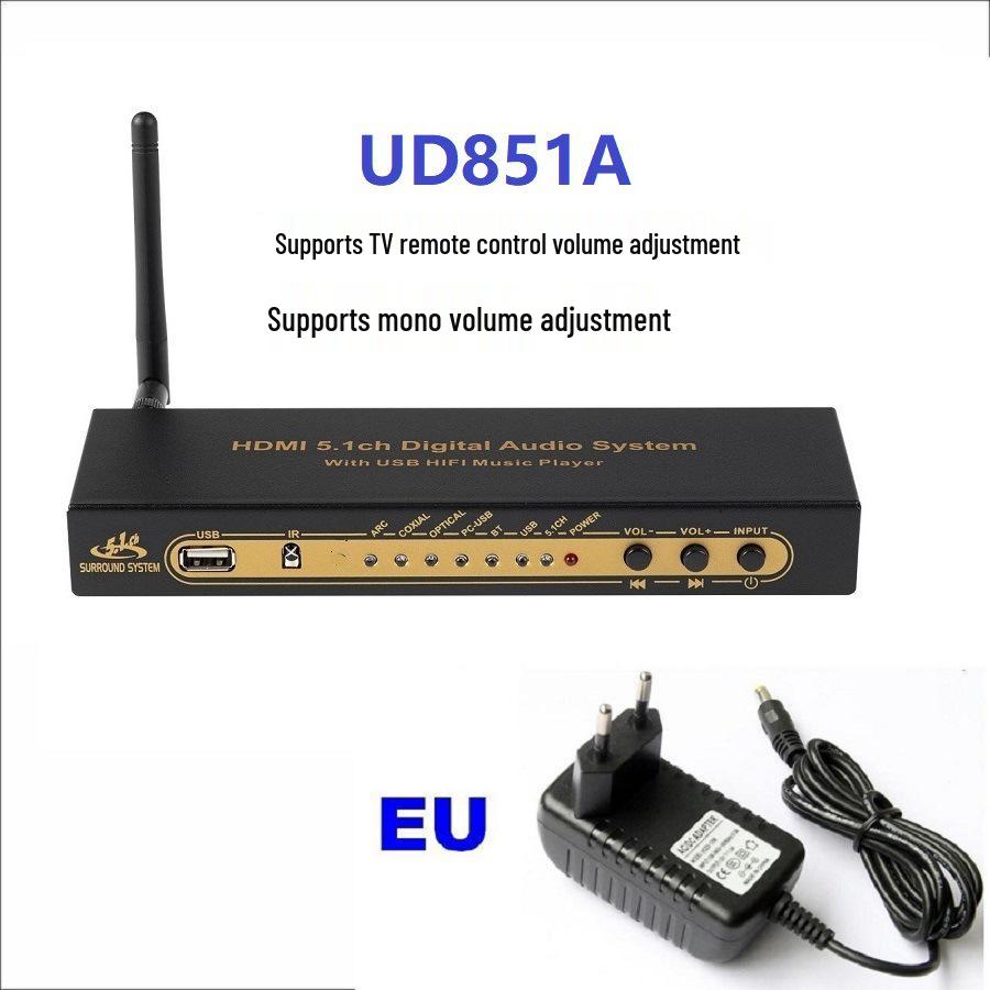 Декодер ЦАП 5.1-канального звука DTS Dolby AC3 с Bluetooth, HDMI, USB-подключением