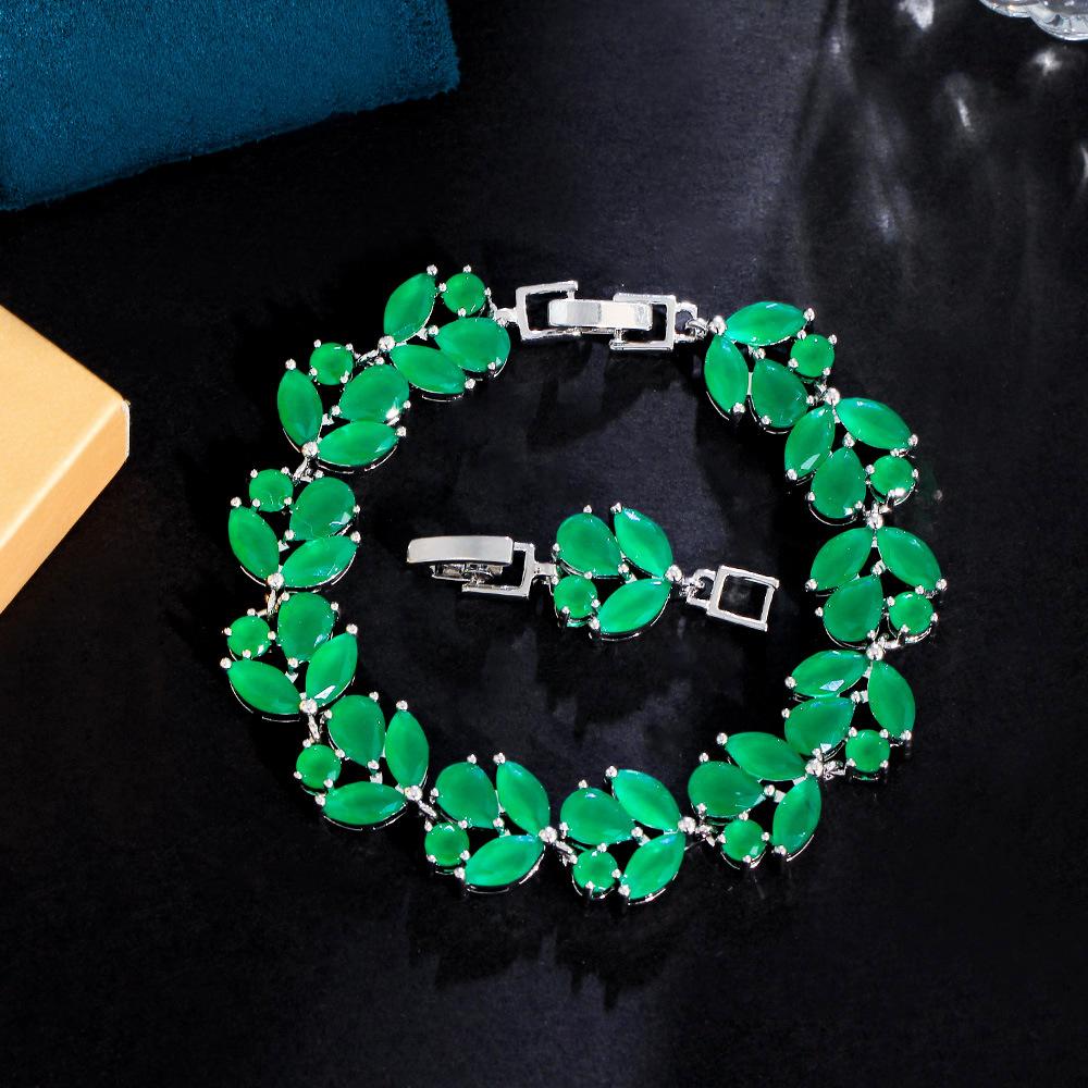 Медный браслет с циркониевым цветком, инкрустированный медью, украшения Ruili, банкетные аксессуары, ювелирный подарок