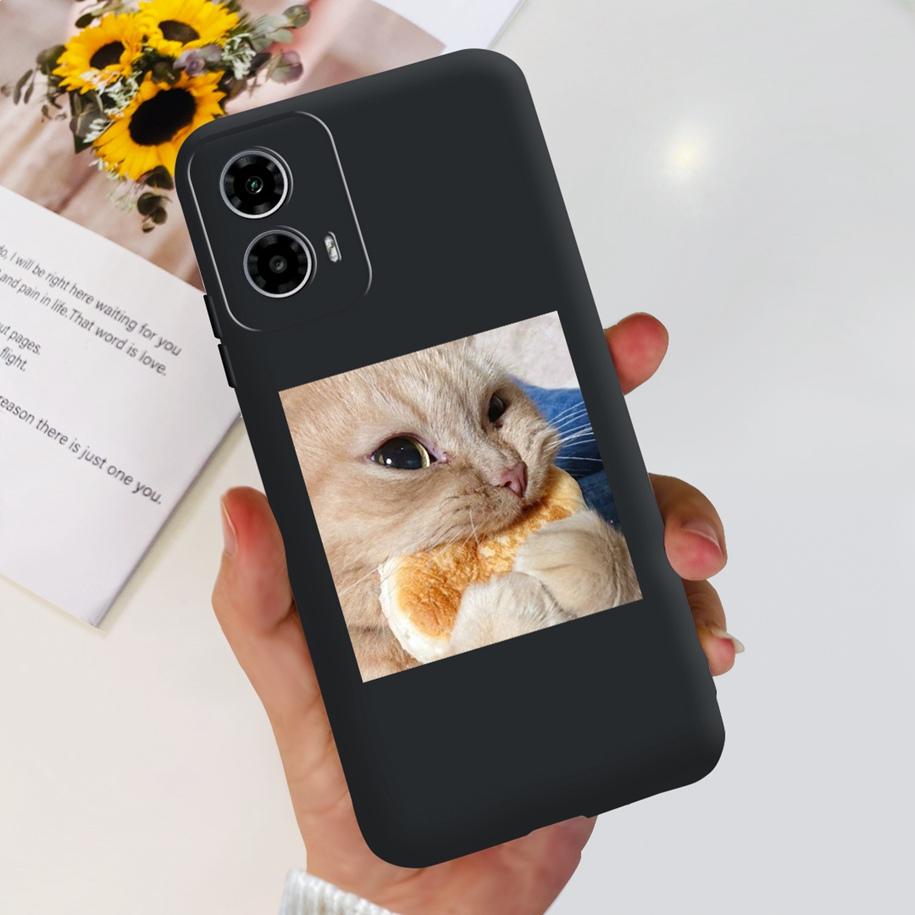 Для Motorola Moto G24 Power Чехол 2024 Новая Мода Цветок Силиконовый Мягкий Задний Чехол Для Moto G24 G34 Чехол для Телефона MotoG24 G 24 Coque