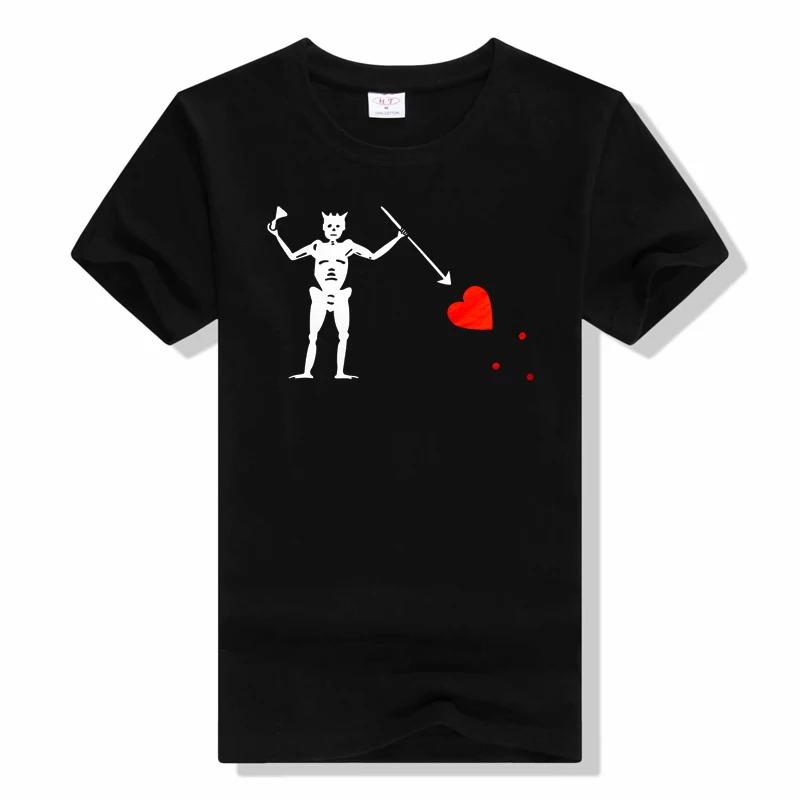 New Pirate Blackbeard Edward Teach T-Shirt Summer Top New Edition T Shirt Funny T Shirt Mens Graphic T-shirts