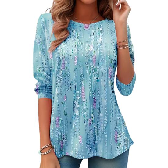 Женские топы с круглым вырезом и длинными рукавами, рюшами по краю, блестящие футболки с блестками, свободный крой, однотонные пуловеры, топы, уличная одежда