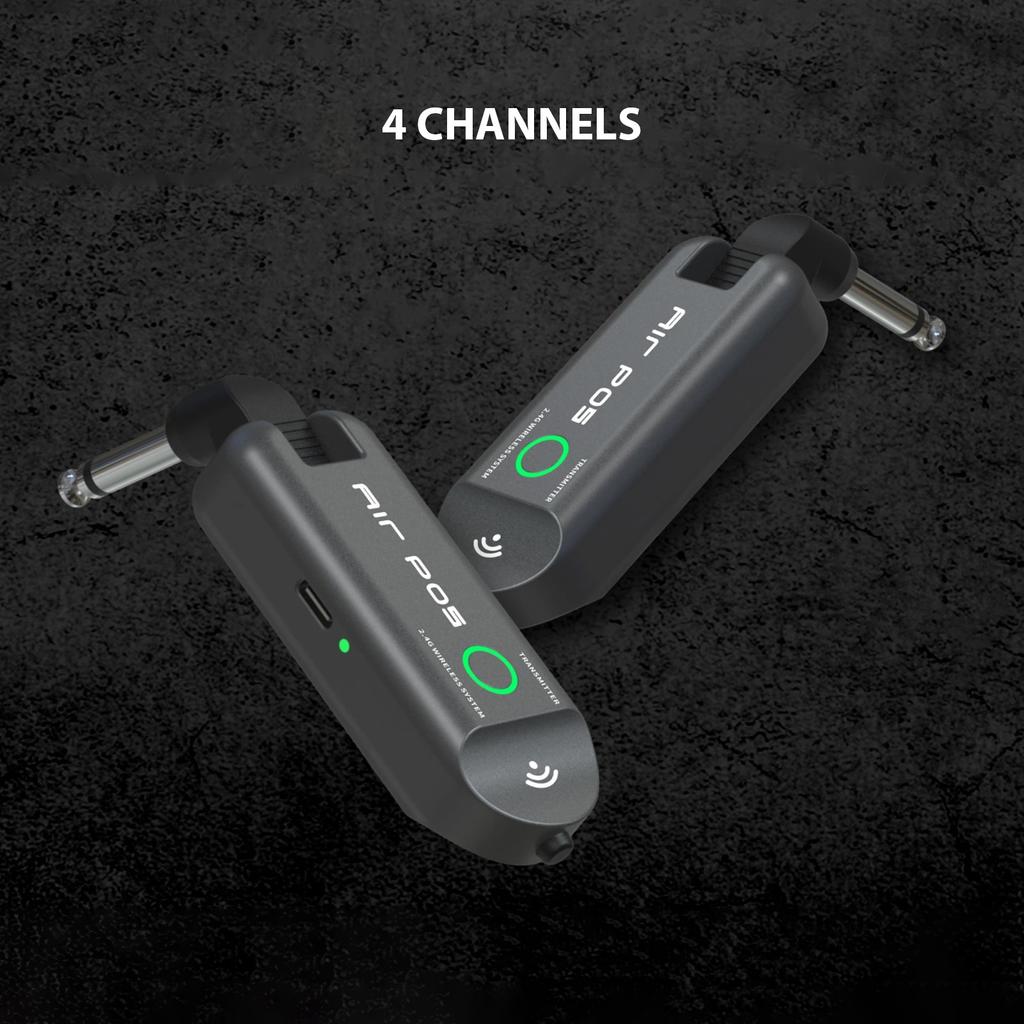 Беспроводная гитарная система Mooer 2.4G Перезаряжаемый комплект передатчика и приемника для электрогитары