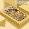 Золотой пейзаж Для Samsung A 31 32 A33 A34 35 14 A15 13 16 25 26 50 52 53 54 55 56 70 71 72 73 Золотой стеклянный чехол для телефона