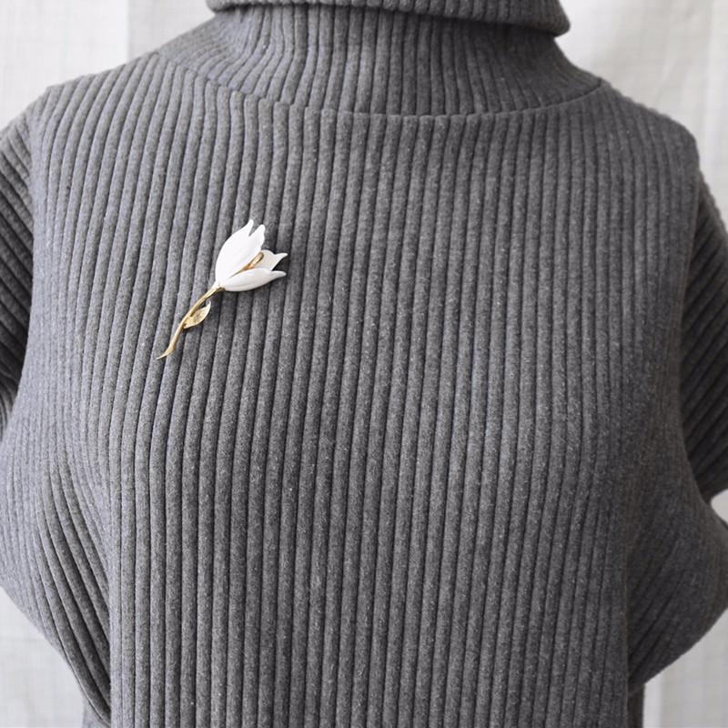 Новые Модные Аксессуары Девушка в Евроамериканском Стиле Великолепная Цветочная Брошь День Рождения