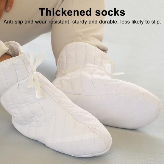 Утепленные зимние ботинки для мужчин и женщин, толстые теплые флисовые вкладыши для ботинок, уютные термоноски для холодной погоды, походов и катания на лыжах.