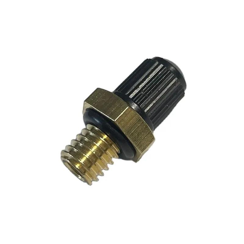 Copper Material 8mm Male Thread Air Valve Core Adapter for 21L Spare Water Tank, M8 Air pump Adapter for Water CanAir Inflating