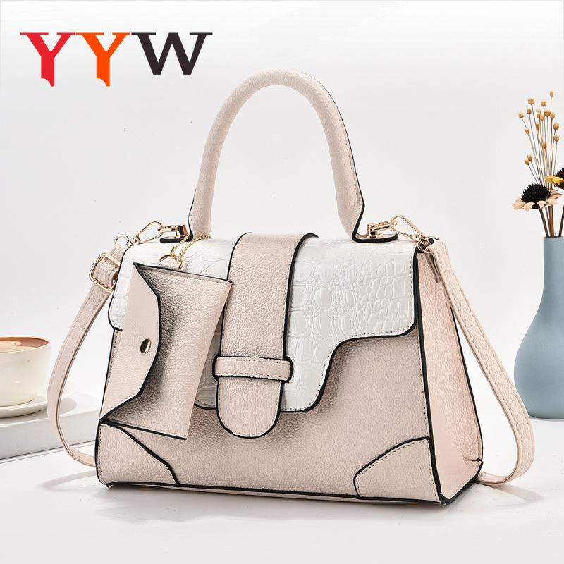 Women's Vegan Leather Tote Bag Stylish Top-Handle Satchel Crossbody Shoulder Bag Handbag Purse with Clutch Wallet