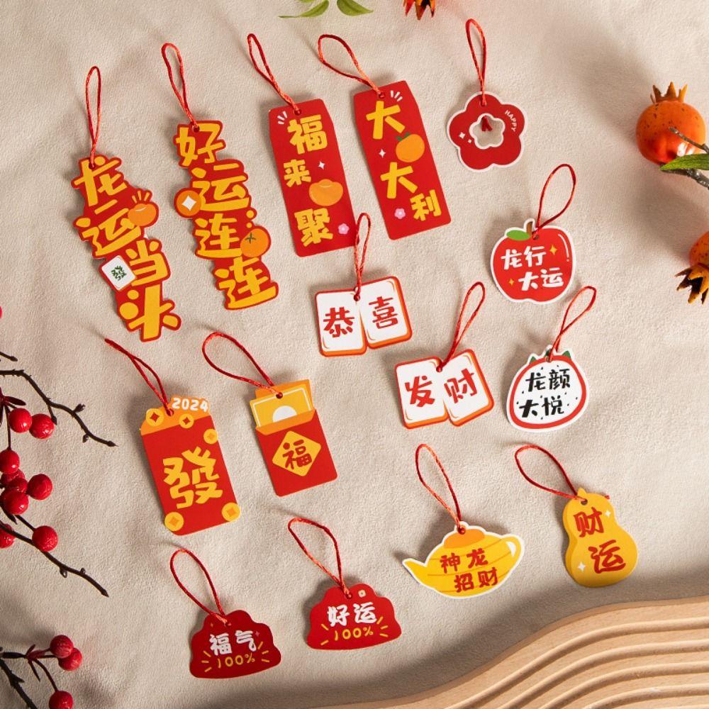 Decorative New Year's Blessing Pendant Chinese Style Lunar New Year Hanging Ornament Wedding