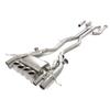 BMW M3/M4 G80/G82 Exhaust Pipe with Dual Valve and Single Muffler Tail Section.