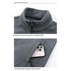 JEEP SPIRIT Men's Fleece Stand Collar Casual Jacket