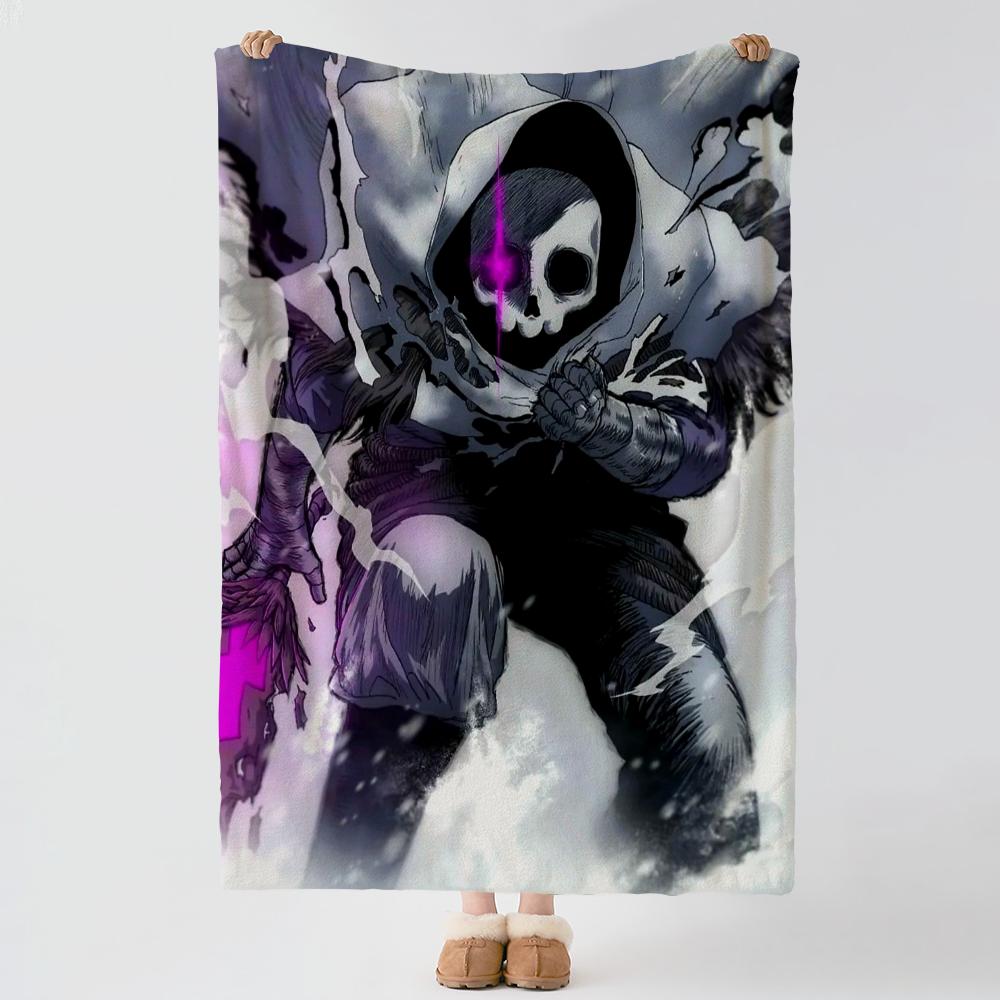 Игра S-Skul The Hero Slayer-R Бросок Толстое Уютное Фланелевое Одеяло, Многоцелевое Использование В Помещении На Улице Ежедневный Сон