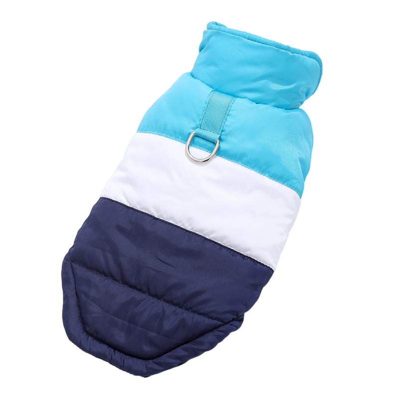 Одежда для собак Осень Зима Теплое пальто для питомца Водонепроницаемая куртка для щенка с D-кольцом Чихуахуа Йоркширский Мопс Жилет для собак Кошек Костюмы