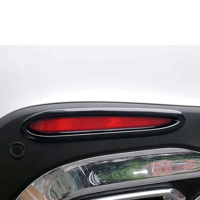 For Mercedes-Benz GLC X254 C254 -2024 Car Accessories ABS Rear Fog Light Lamp Decor Cover 2pcs