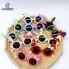 Retro Children'S Glasses Boys And Girls Cute Rabbit Sunscreen Sunshade Sunglasses Baby Cartoon Concave Sunglasses Tide