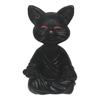 Resin Cat Meditation Decor for Home Office Desktop, Pastoral Style