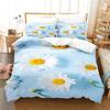 Bedding Set Adults  Chrysanthemum flower Duvet Cover Sets Kids,twin Full Queen King Bedroom Set Home Textile housse de couette