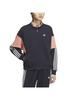Женский топ Adidas Team Loose Fit Double Knit Track Legend Clay, IEH89, Чернила/Чудо (IK9874), J/XL