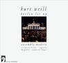 CD KURT WEILL ? ENSEMBLE MODERN, ROSEM - Berlin Lit Up 724355663825 Largo 1990 US Classical Used