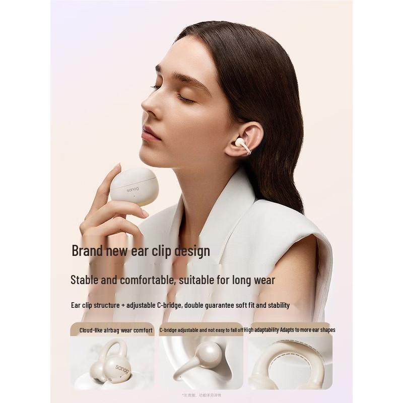 Беспроводные Bluetooth-наушники SANAG Z60S с открытым ухом и клипсой