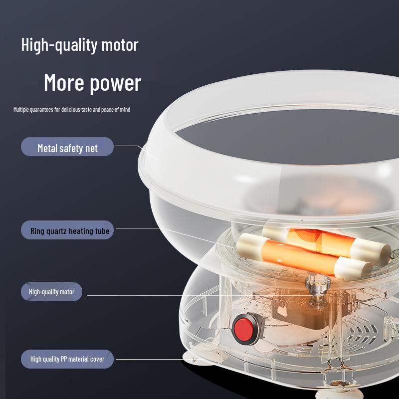 Электрическая мини-машина для приготовления сахарной ваты - Полностью автоматическая и стильная для домашнего использования