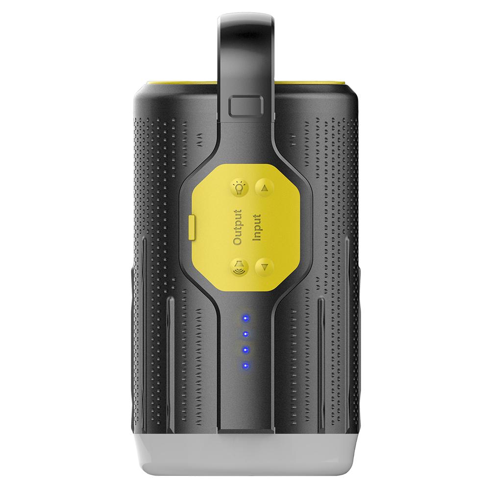 Кемпинговый фонарь Наружное освещение Power Bank 10400 мАч Bluetooth-динамик Желтый