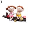 Car Interior Ornament Cute Kissing Couple Figure Statue Balloon Craft Auto Dashboard Decoration For Car Interior Accessorie I2O7