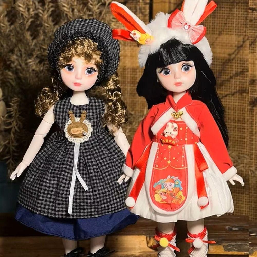 1 Набор 1/6 SD 30см Bjd Кукла с Одеждой Длинные Волосы Привлекательные Глаза Платье Принцессы BJD Куклы Элегантные Шаровые