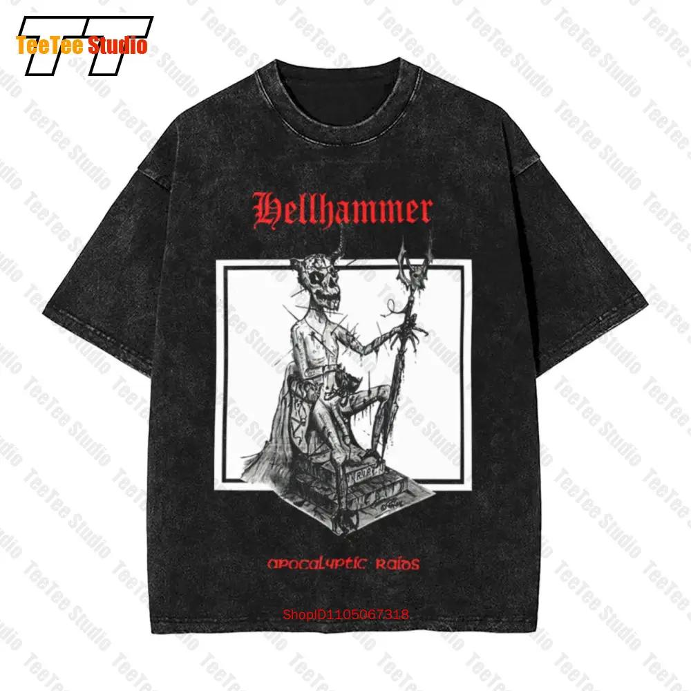 Hellhammer Apocalyptic Raids Band Vintage Oversized T-Shirt MEU6