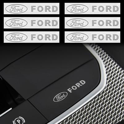 3D Металлическая наклейка-эмблема Декоративные наклейки для салона автомобиля Аксессуары Для Focus 3 4 MK3 Kuga Escape Mustang Fiesta Ranger Esco