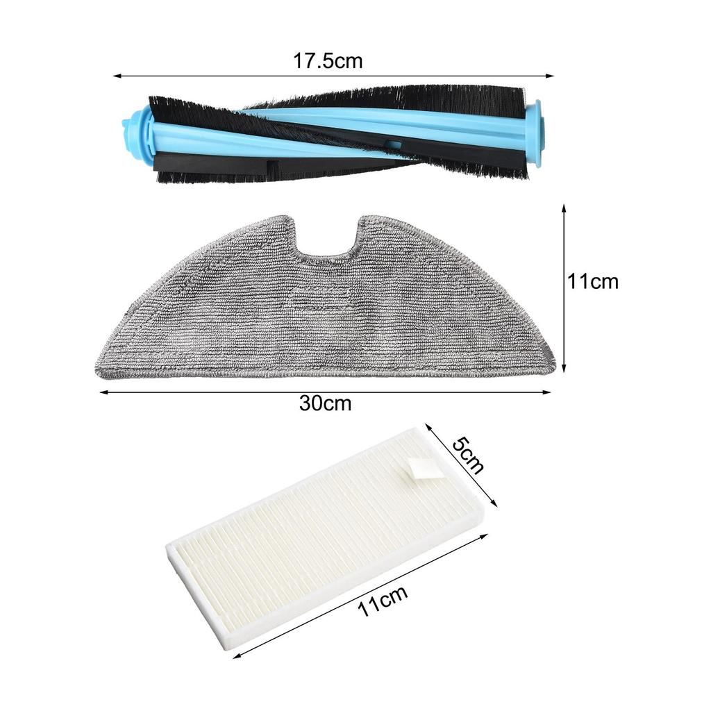 Фильтр Основная роликовая щетка для пылесоса Пыль Робот-пылесос Комплект