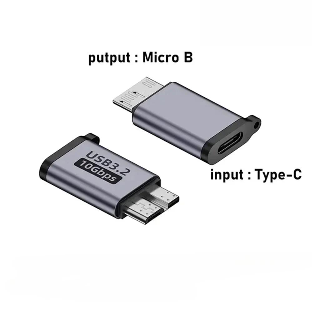 USB 3.0 Micro B Male на Type-C Female Адаптер Разъем для Внешнего HDD Жесткого Диска Кабель Type-C USB3