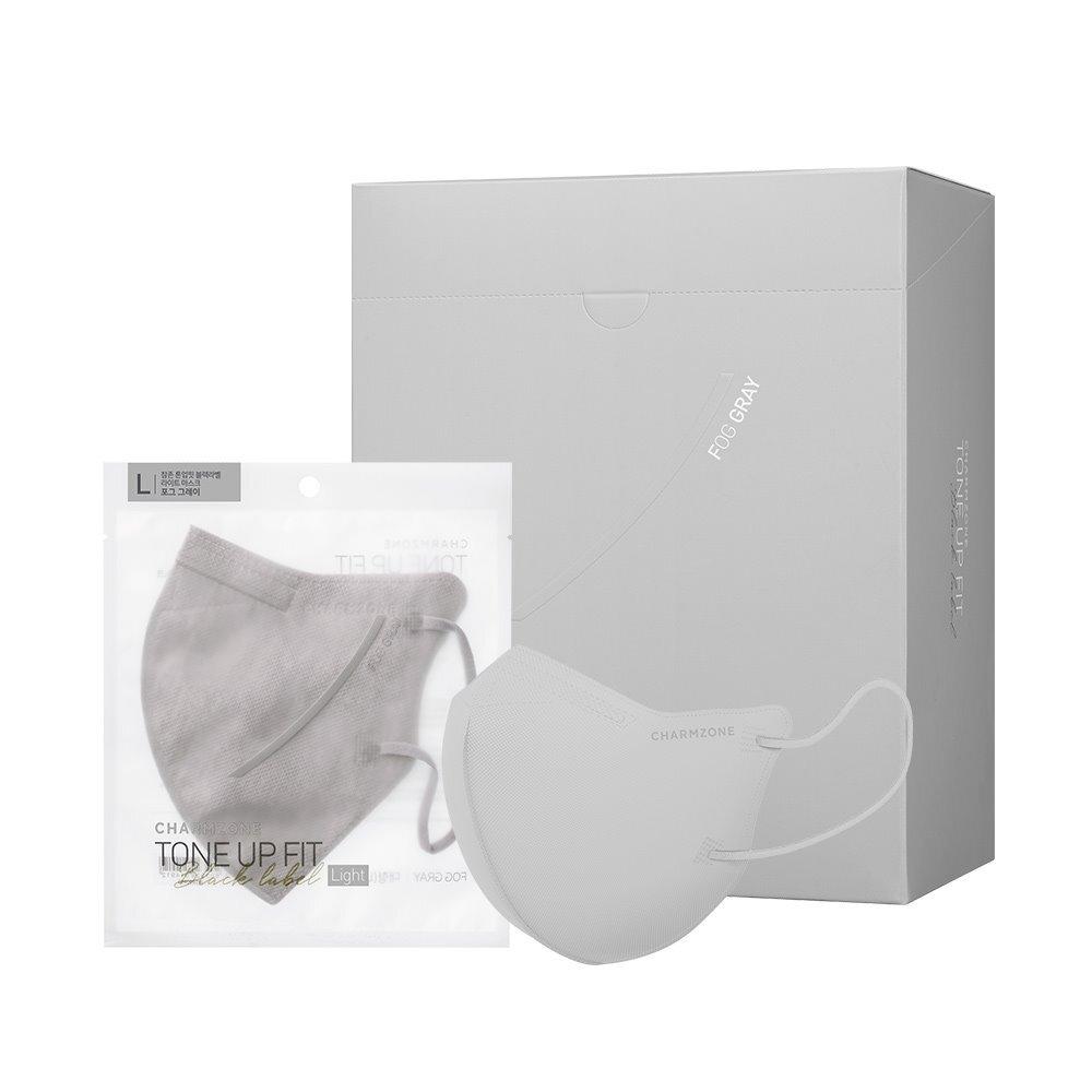 CHARMZONE Tone Up FIT Black Label Light Mask Туман серый 10 листов