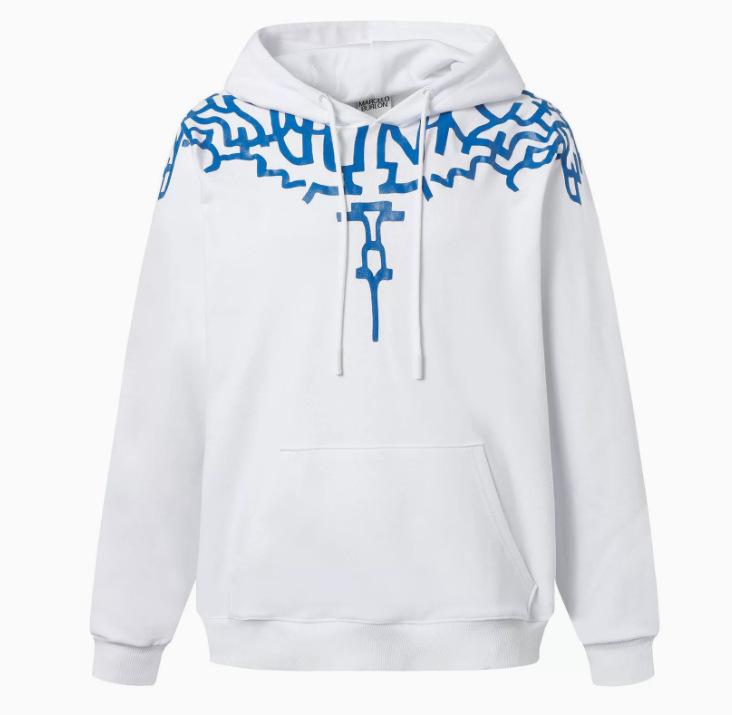 Модный Худи с Пернатыми Крыльями Marcelo: Многоцветная толстовка с фантомными крыльями, унисекс, с круглым вырезом, дизайн с молнией и змеей.