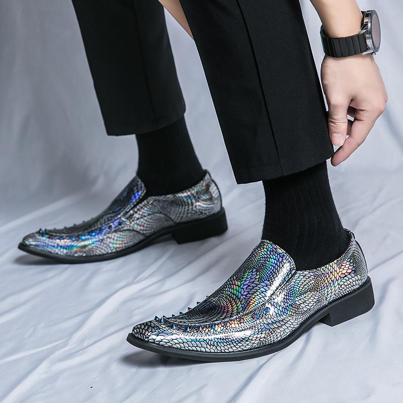Модные роскошные зеркальные элегантные мужские туфли 2024 года, модные кожаные туфли с острым носком, мужские дизайнерские туфли для свадебной вечеринки, мужские оксфорды