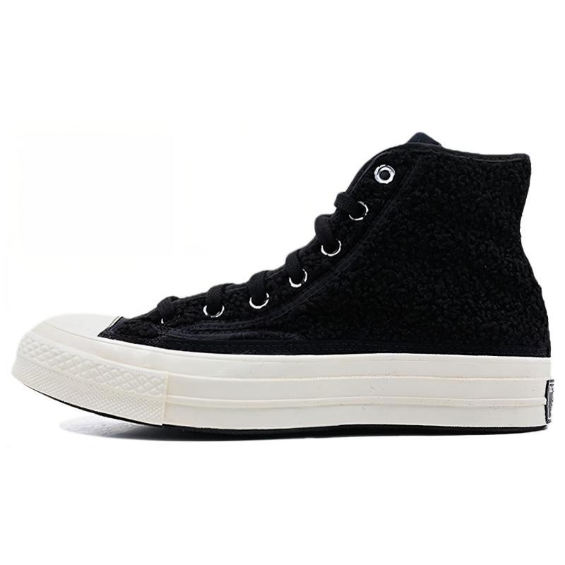 Converse Модные универсальные парусиновые кеды с высоким верхом 1970-х годов, унисекс, черные