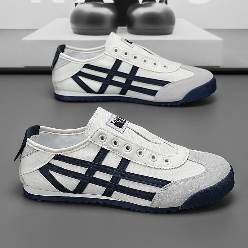 Мужская обувь летняя дышащая парусиновая обувь новая универсальная тонкоподошвенная обувь Форреста Гампа популярная повседневная спортивная обувь мужская