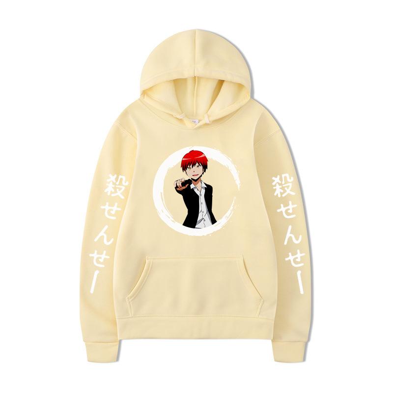 Японские Аниме Худи с Принтом Модная Толстовка Хип-Хоп Повседневная Унисекс Осень Зима Флис Уличная Одежда Топы