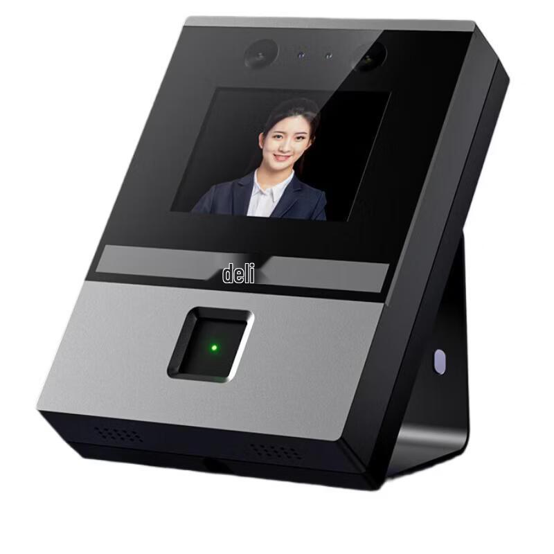 Deli Face & Fingerprint Attendance Machine CN plug (adapter included)