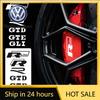 2026 Новый Для VOLKSWAGEN VW 1 комплект Наклейка на суппорт автомобиля Термостойкая наклейка Для Volkswagen Tiguan Bora POLO PASSAT CC Touran