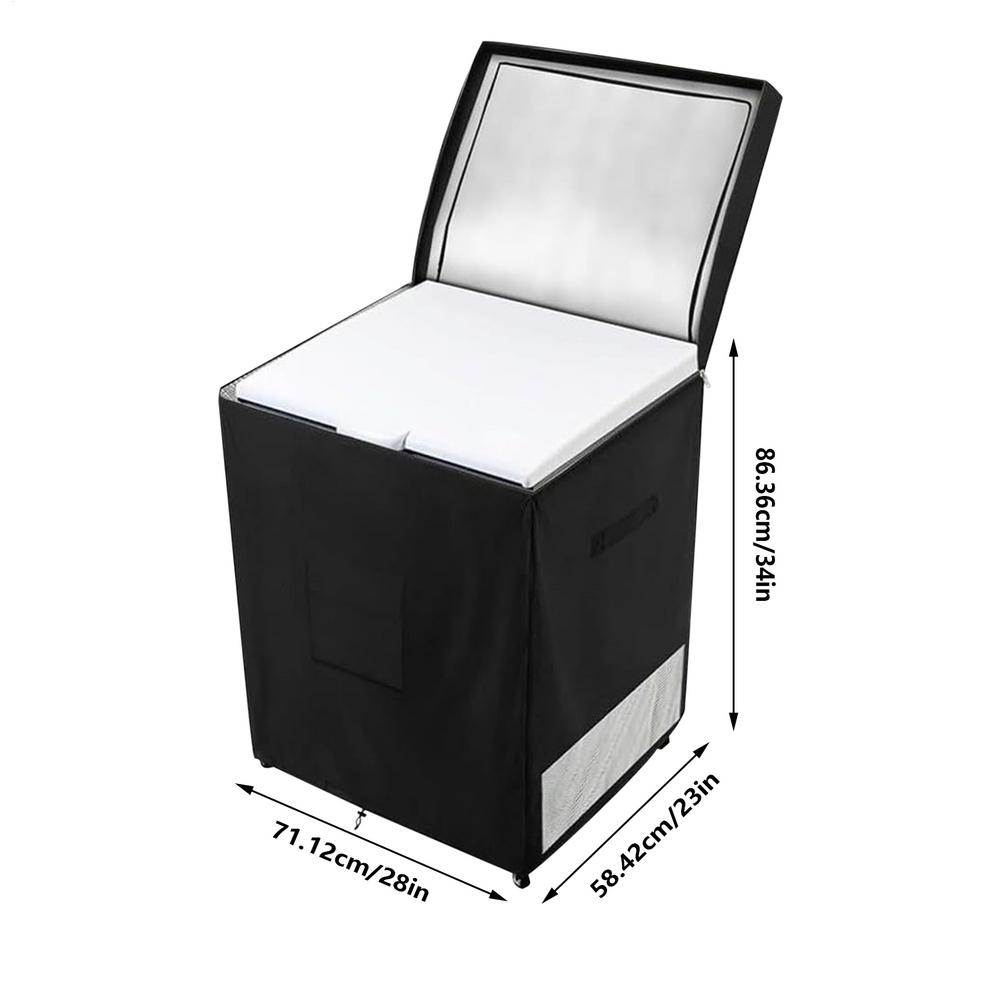 Чехол для морозильной камеры на открытом воздухе, Защитный чехол для морозильного ларя, Пылезащитный чехол, Обертка из Оксфордской ткани с двойным верхним открыванием, Для балкона, Сада, Патио