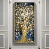 Abstract Luxury Flowers Canvas Painting White Flowers Rich Tree Wall Art Posters Prints Living Room Porch  Home Decor Cuadros