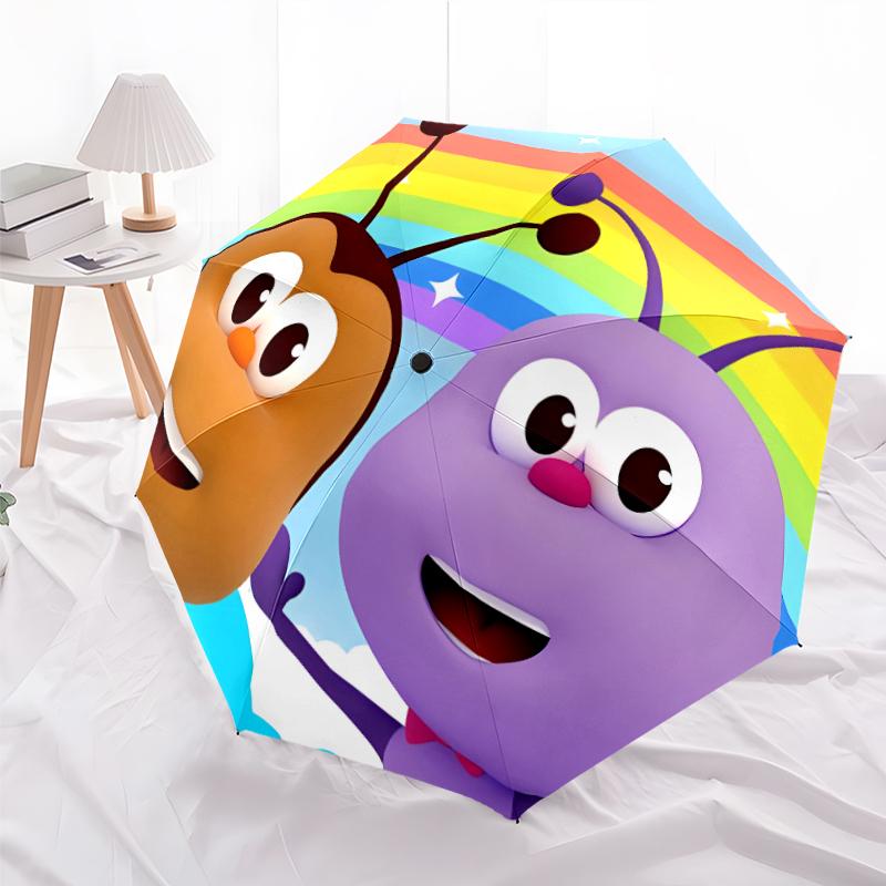 1pc BichiKIDS Umbrella, Sun Protection, And UV Shielding. It Has Eight Sturdy Ribs for Outdoor Use And Perfect Gift