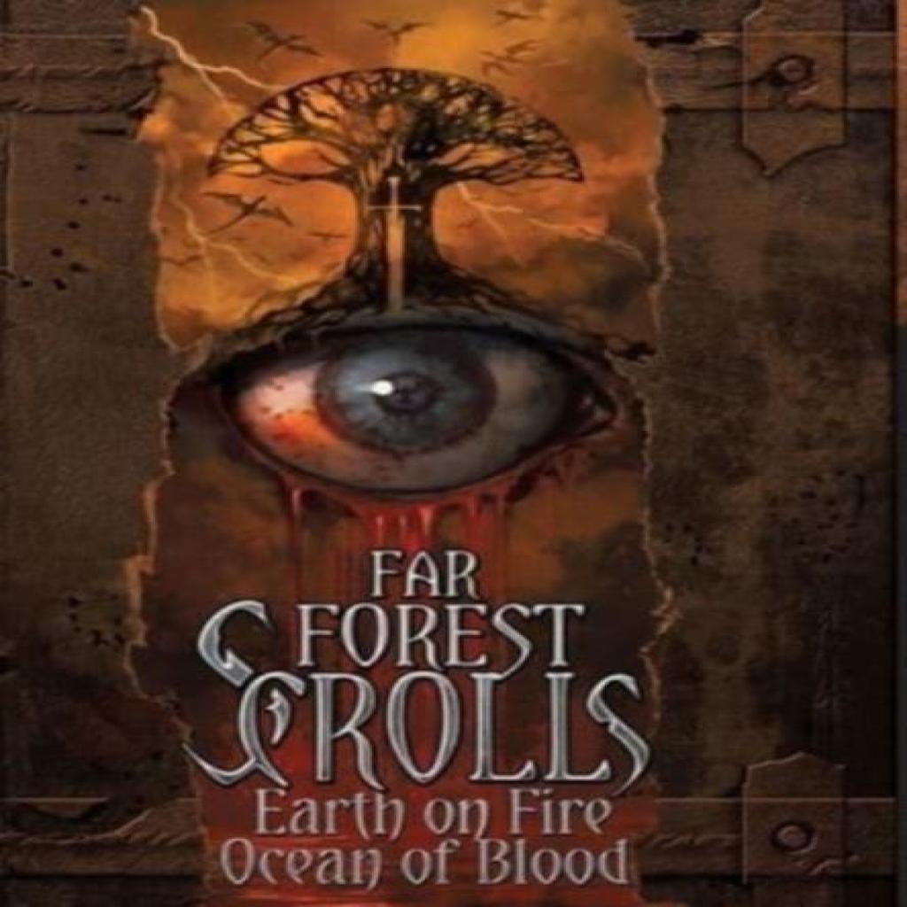Far Forest Scrolls Earth on Fire Ocean of Blood by Alpha Four Hardback Book 9781735752808