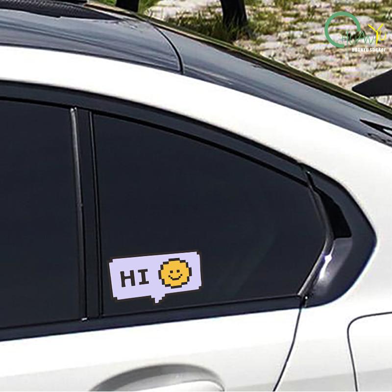 Креативная автомобильная наклейка в английском гоночном стиле, Уникальная декаль для защиты от царапин, Водонепроницаемая, Светоотражающая