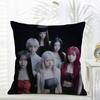 Casual daily kpop girl group fans gift NNMIXX Cushion Cover Daily Washable Linen Pillowcase Soft  for Sofa Bed Home Room Decor